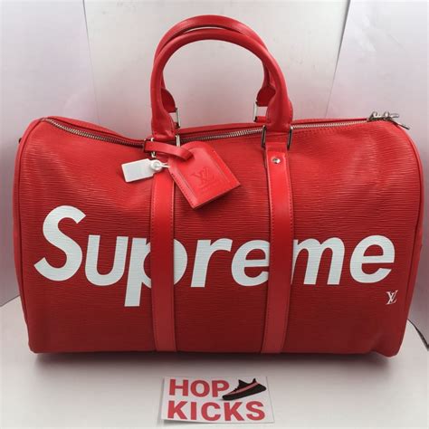 louis vuitton x supreme duffle bag|louis vuitton supreme foulard.